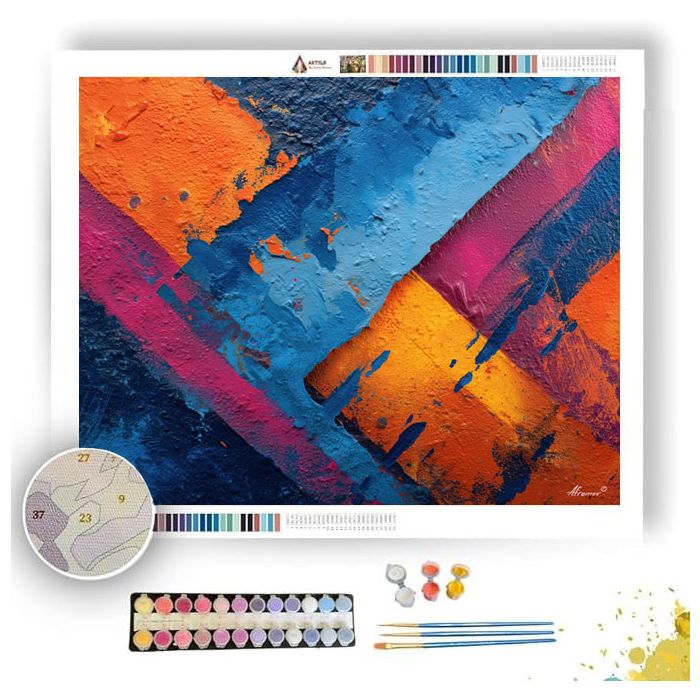 COLOR BREAK PATH - Paint by Numbers Full Kit
