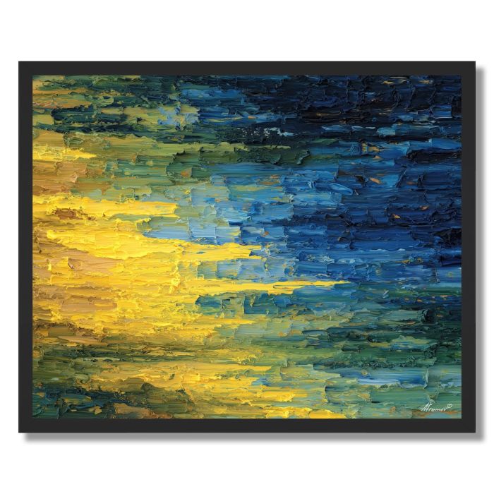 COLOR THUNDER WALL - FRAMED