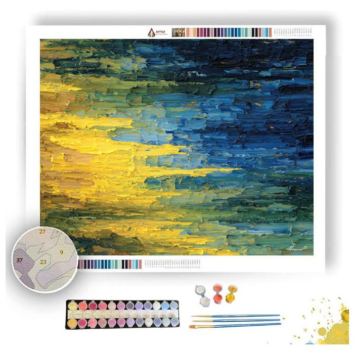 COLOR THUNDER WALL - Paint by Numbers Full Kit
