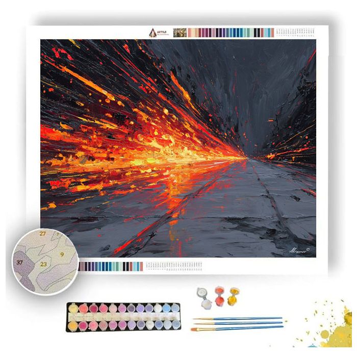 FIREWALL STRIKE - Paint by Numbers Full Kit