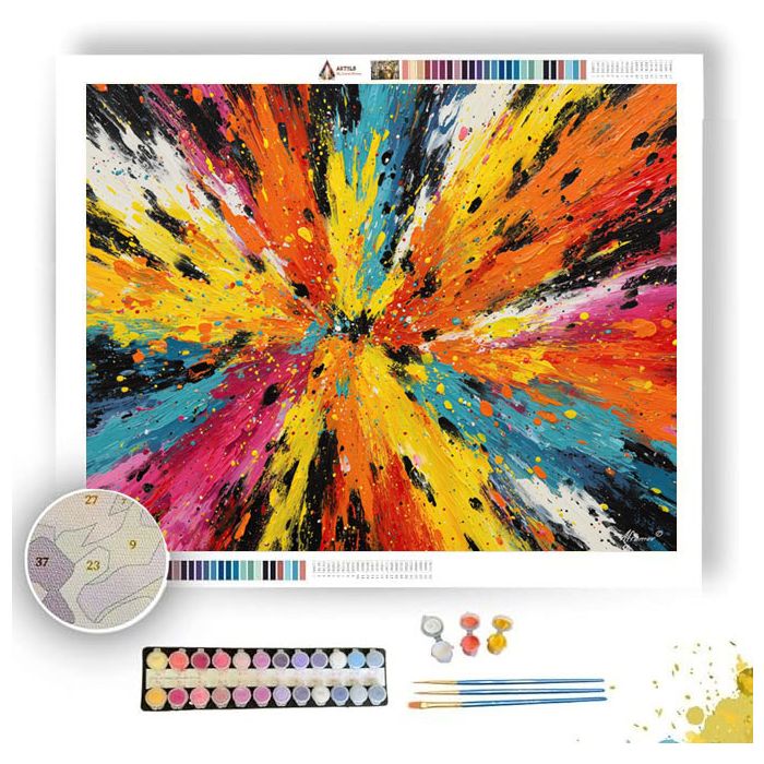 SPRAY POP COLLISION - Paint by Numbers Full Kit