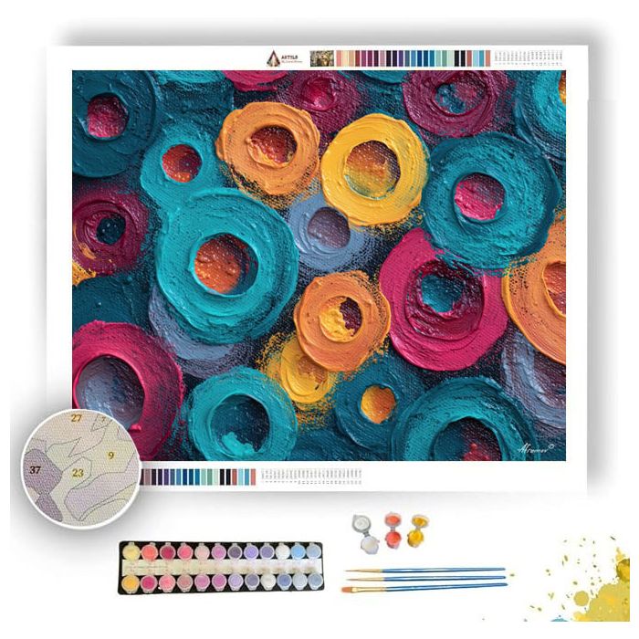 ECHO STREET PATTERN - Paint by Numbers Full Kit
