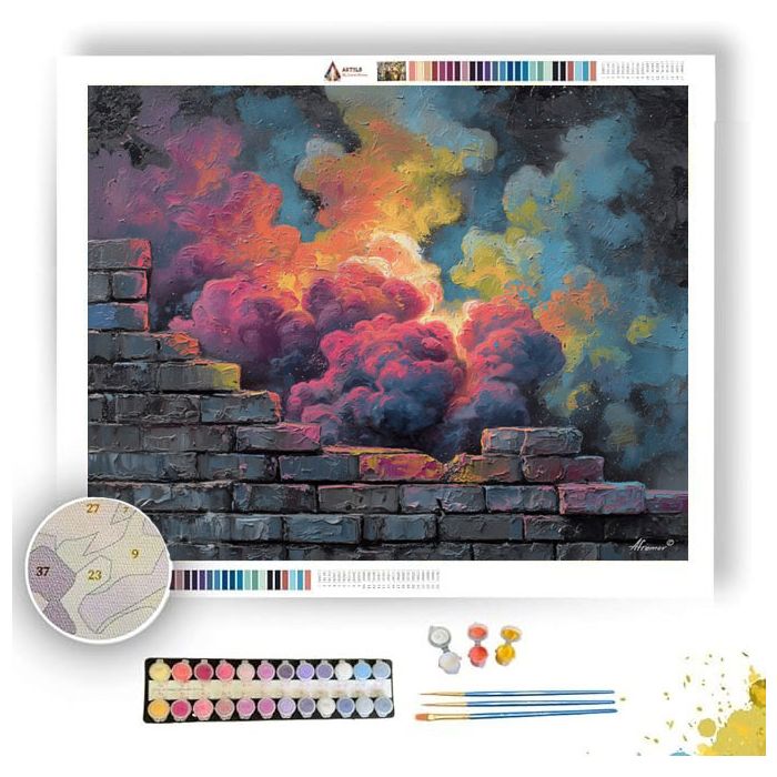 SUBWAY NEON DUST - Paint by Numbers Full Kit