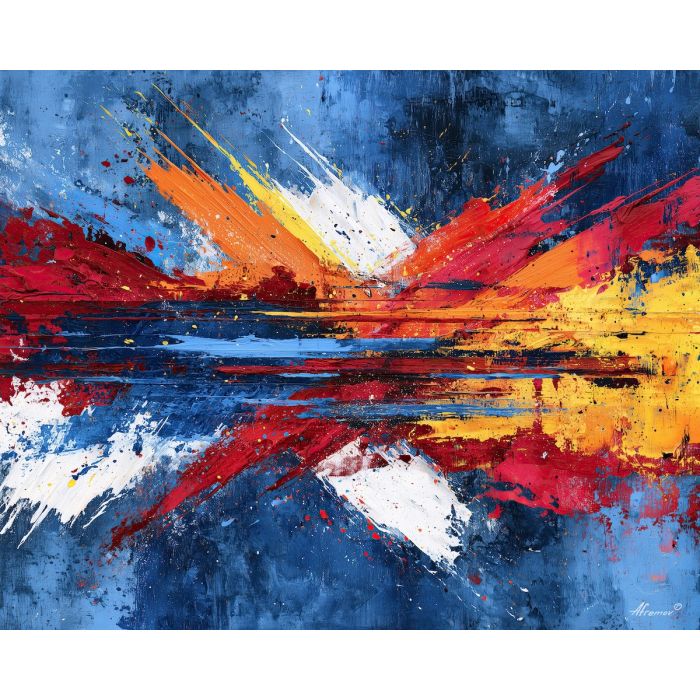 graffiti streaks, fast motion paint, racing color spray, grunge wall texture, red orange blue lines, dynamic graffiti art