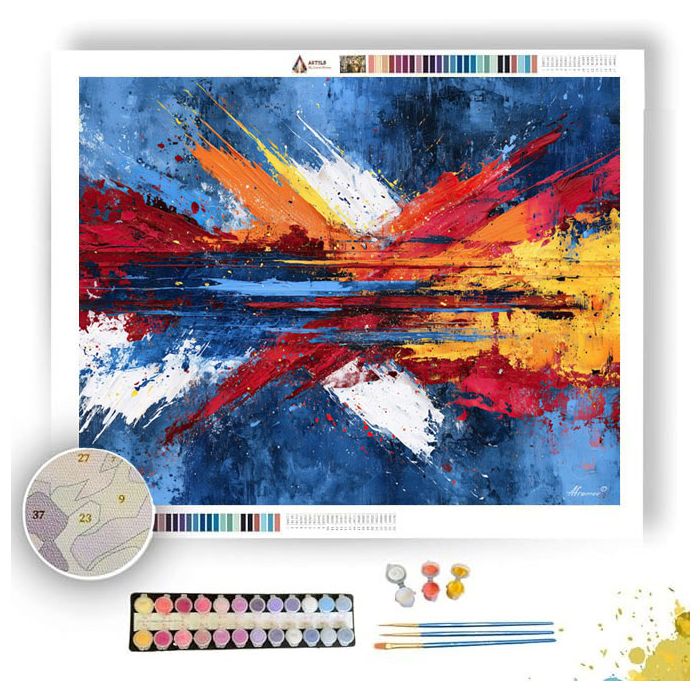 VELOCITY COLOR RUN - Paint by Numbers Full Kit