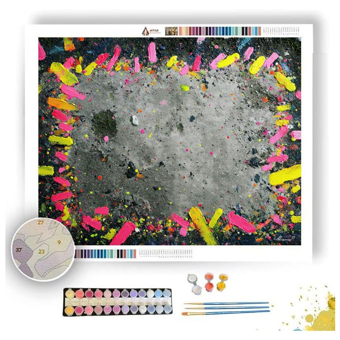 SPRAY FIELD BRIGHT - Paint by Numbers Full Kit