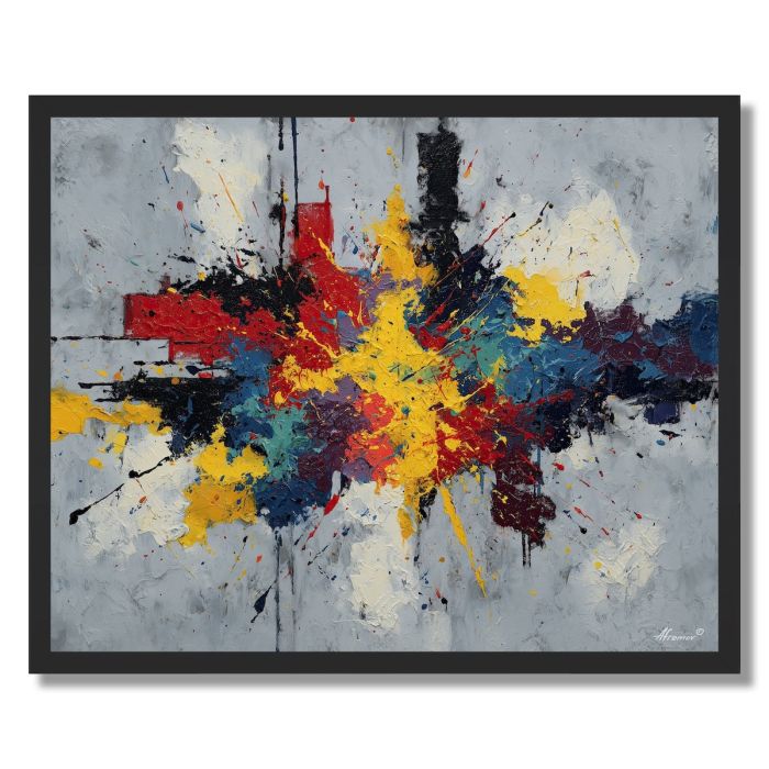 CITY NOISE COLORS - FRAMED