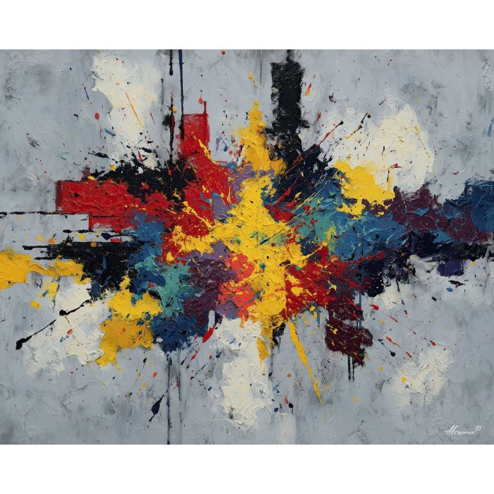 graffiti noise art, overlapping sprays, busy street mural, grey concrete wall, chaotic graffiti patterns