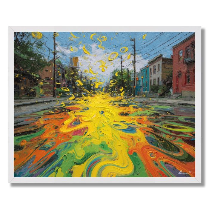 SPRAY LOOP STORM - FRAMED