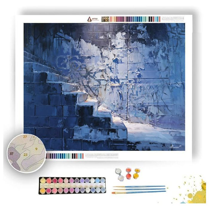 GRAFFITI ICE LINES - Paint by Numbers Full Kit