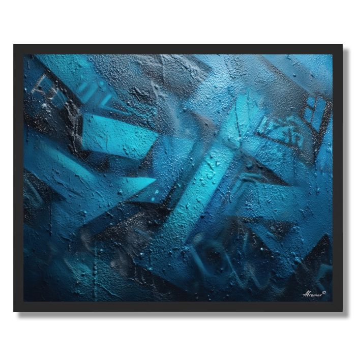 BLUE CITY TAG - FRAMED