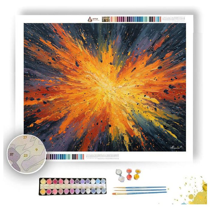 SHOCKWAVE SPRAY - Paint by Numbers Full Kit