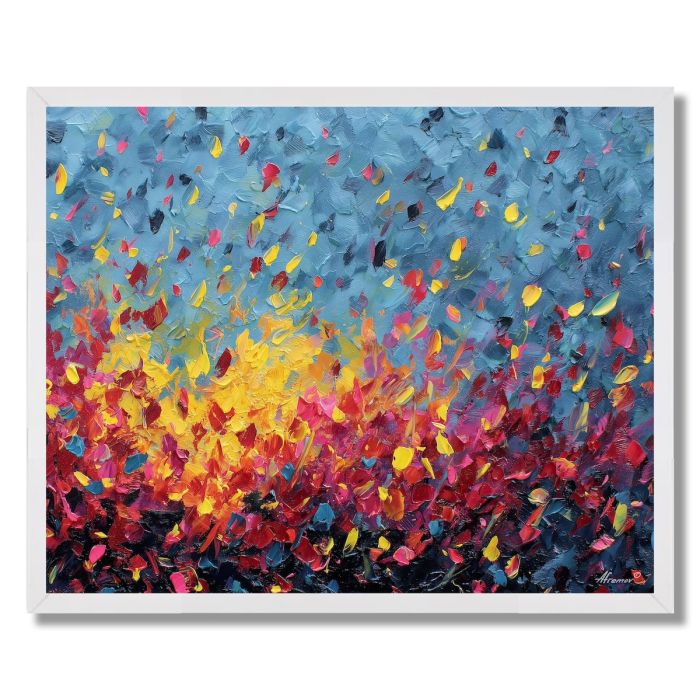 URBAN CONFETTI FIELD - FRAMED