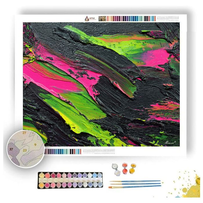 ACID COLOR SPRINT - Paint by Numbers Full Kit