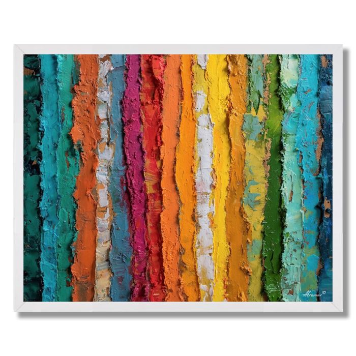 WALL OF RISING COLORS - FRAMED
