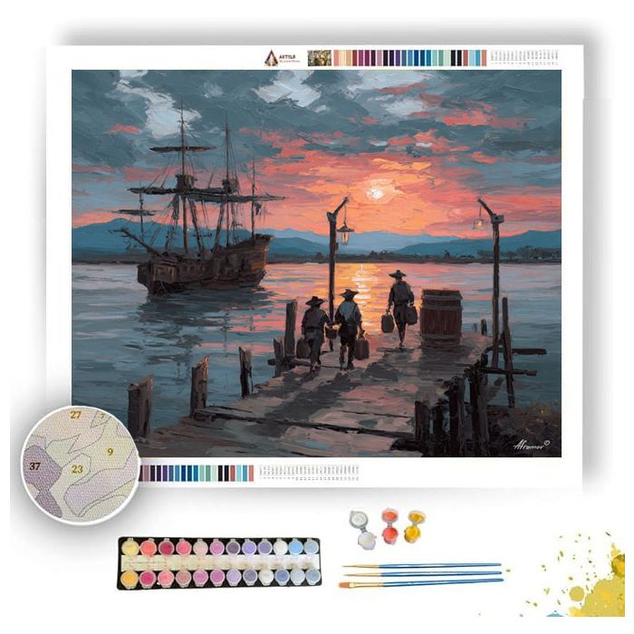 MARINERS RETURN - Paint by Numbers Full Kit