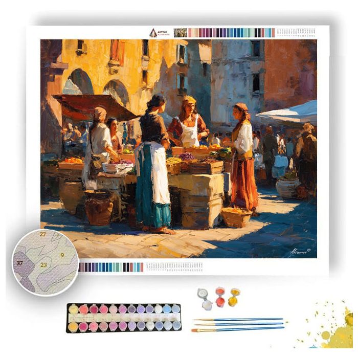GOLDEN MARKET - Paint by Numbers Full Kit
