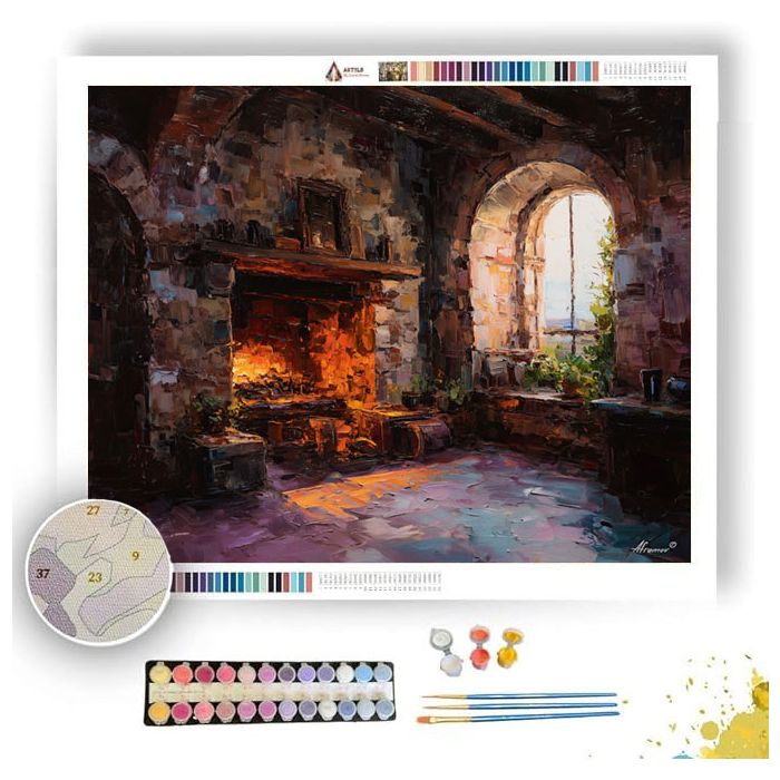 LEFTOVER EMBERS - Paint by Numbers Full Kit