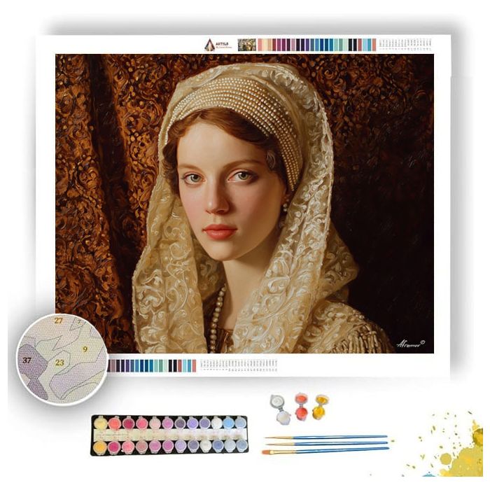 PEARL VEIL - Paint by Numbers Full Kit