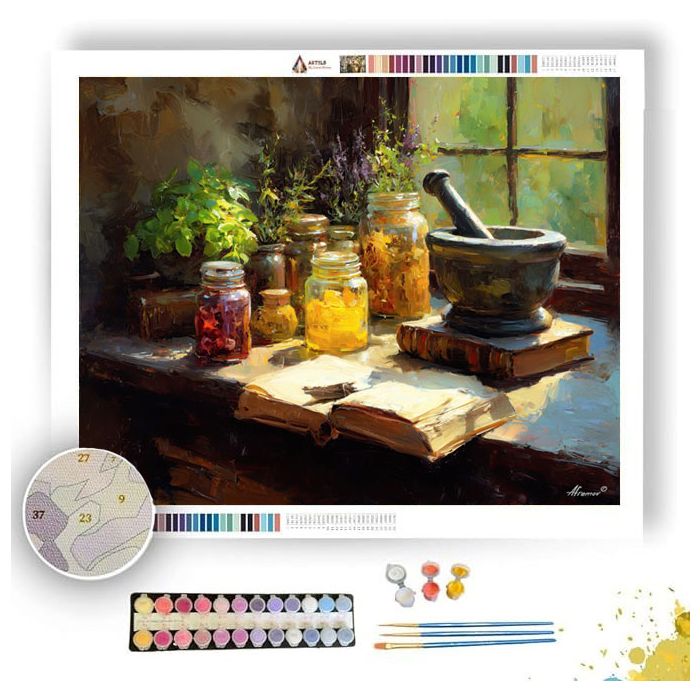 HERBALIST TABLE - Paint by Numbers Full Kit