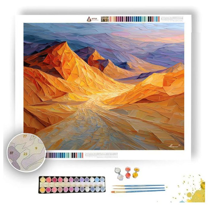 BROKEN DESERT MIRAGE - Paint by Numbers Full Kit