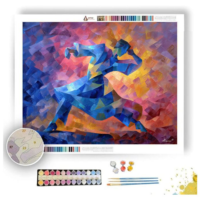 PRISMATIC DANCER FORM - Paint by Numbers Full Kit