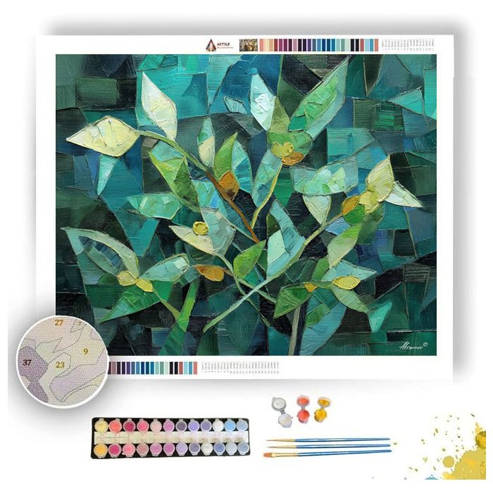 SHARD GLASS BOTANICA - Paint by Numbers Full Kit