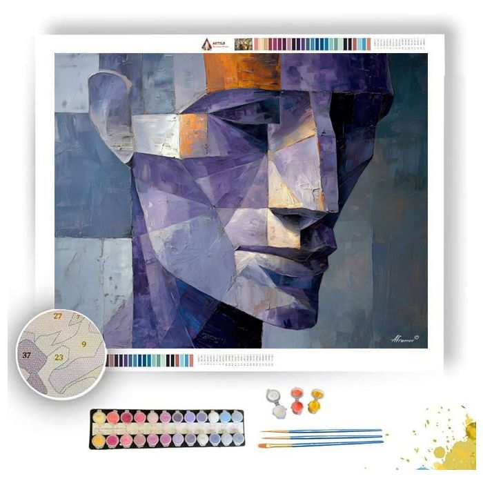 MULTIPLANE PORTRAIT SHADE - Paint by Numbers Full Kit