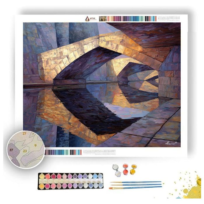FACETED STONE BRIDGE - Paint by Numbers Full Kit