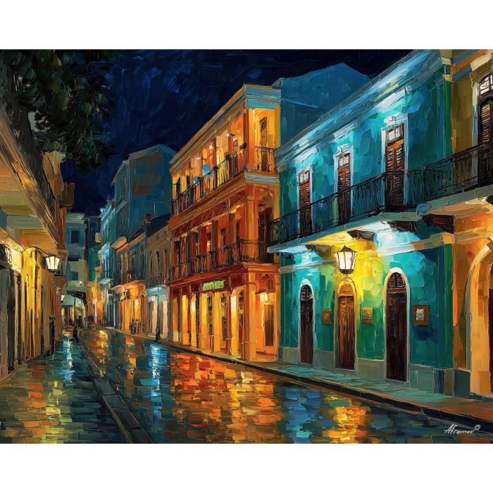 Macau old town, neon casino lights, Portuguese architecture China, colorful night reflections, colonial streets Macau, warm night glow, casino skyline, palette-knife night scene, historic charm Macau, neon-lit street, fusion architecture, vibrant alley lights, colorful night China, illuminated facades, cultural blend China, street night reflections, old Macau charm, modern neon colors, old meets new Macau, night city China