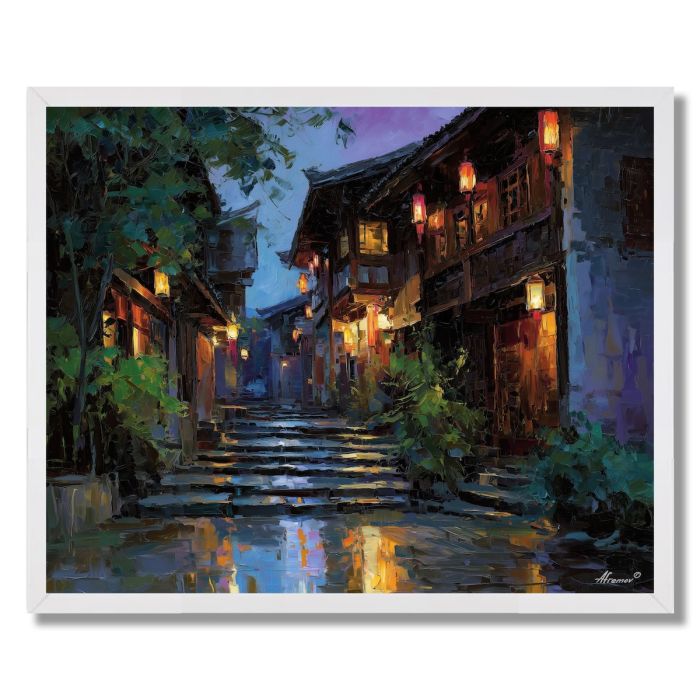 CHENGDU ANREN OLD STREET - FRAMED