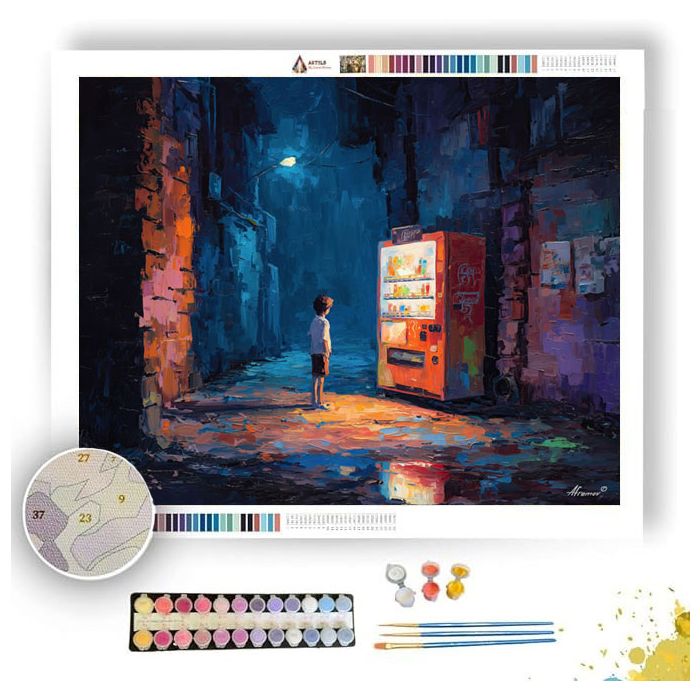 MIDNIGHT VENDING GLOW - Paint by Numbers Full Kit