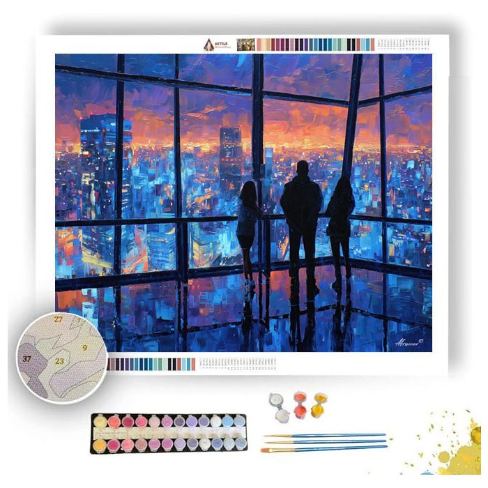 SKYLINE OBSERVATORY - Paint by Numbers Full Kit