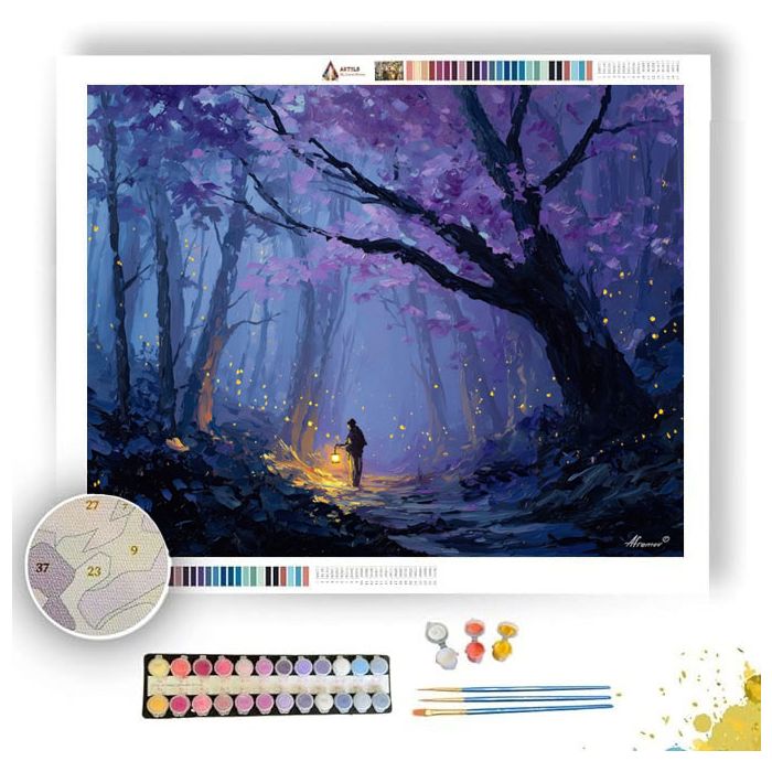 FOREST SPIRIT PATH - Paint by Numbers Full Kit