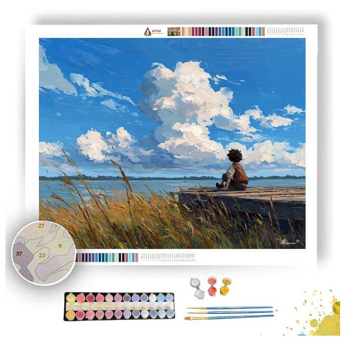 RIVERSIDE WIND - Paint by Numbers Full Kit