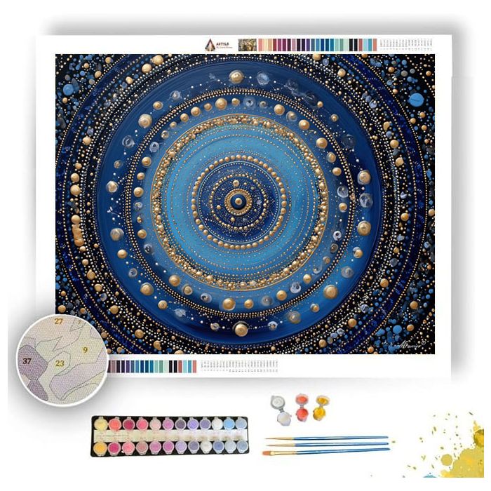 CELESTIAL ORBIT MANDALA - Paint by Numbers Full Kit