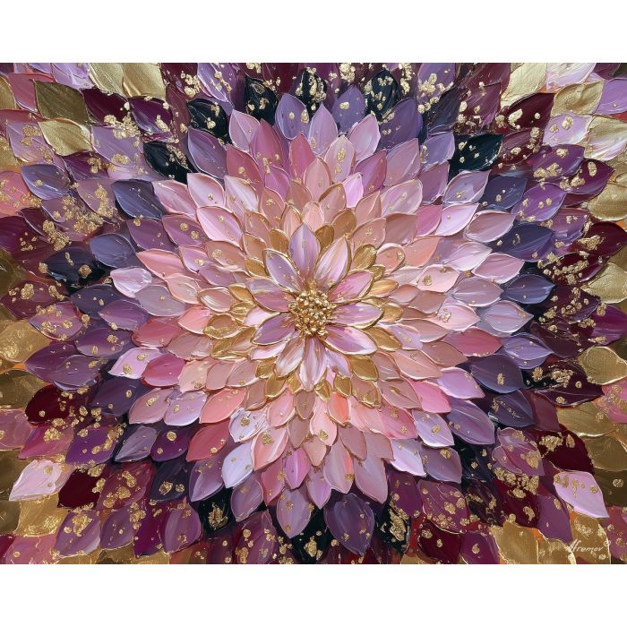 lotus mandala, pink floral pattern, sacred lotus art, gold accented petals, spiritual flower design, symmetrical lotus bloom, radiant floral mandala, rose pink palette, mandala geometry, peaceful floral symmetry