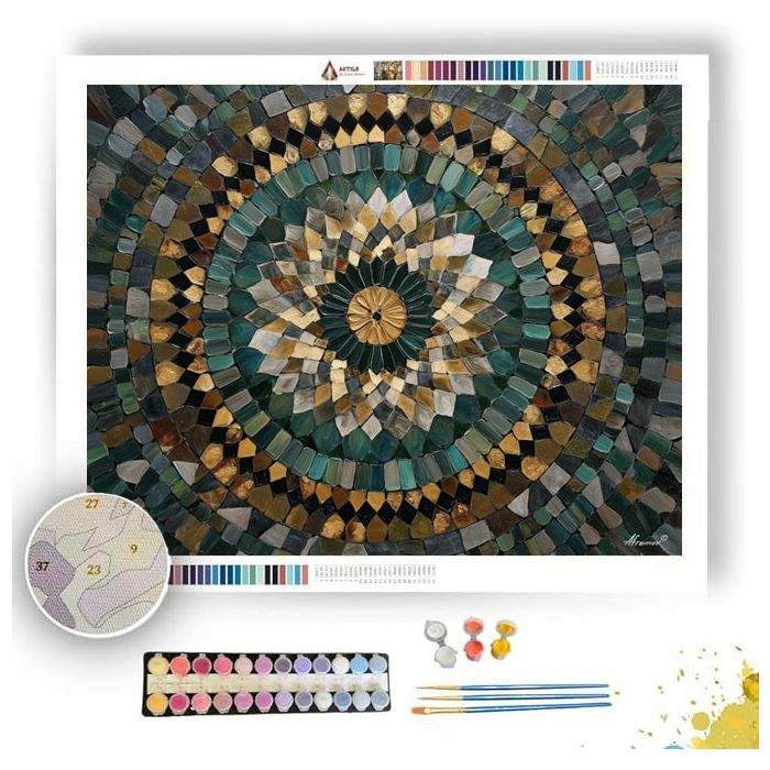 EARTHSTONE MOSAIC - Paint by Numbers Full Kit