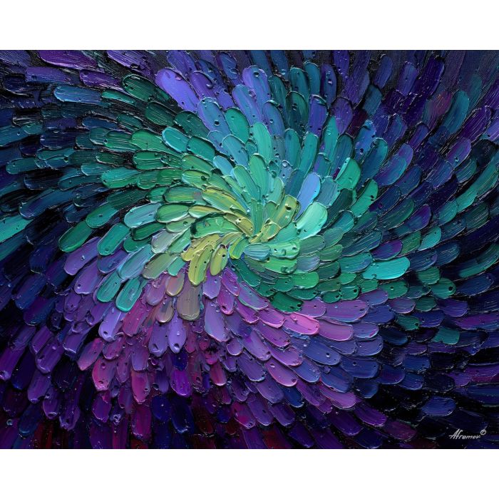 aurora mandala, green purple glow, swirling northern lights art, luminous symmetry, night sky palette, cosmic mandala design