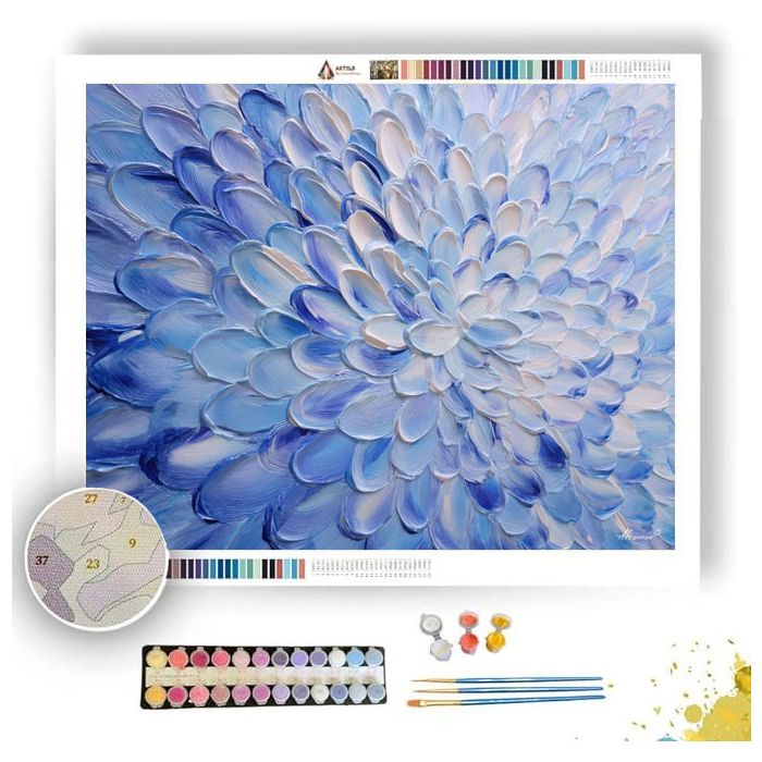 SKY PETAL MANDALA - Paint by Numbers Full Kit