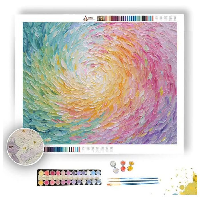 SPIRIT WIND MANDALA - Paint by Numbers Full Kit