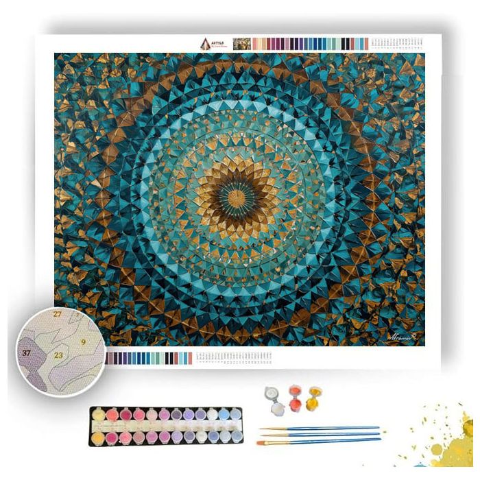 SACRED TRIANGLE WHEEL - Paint by Numbers Full Kit