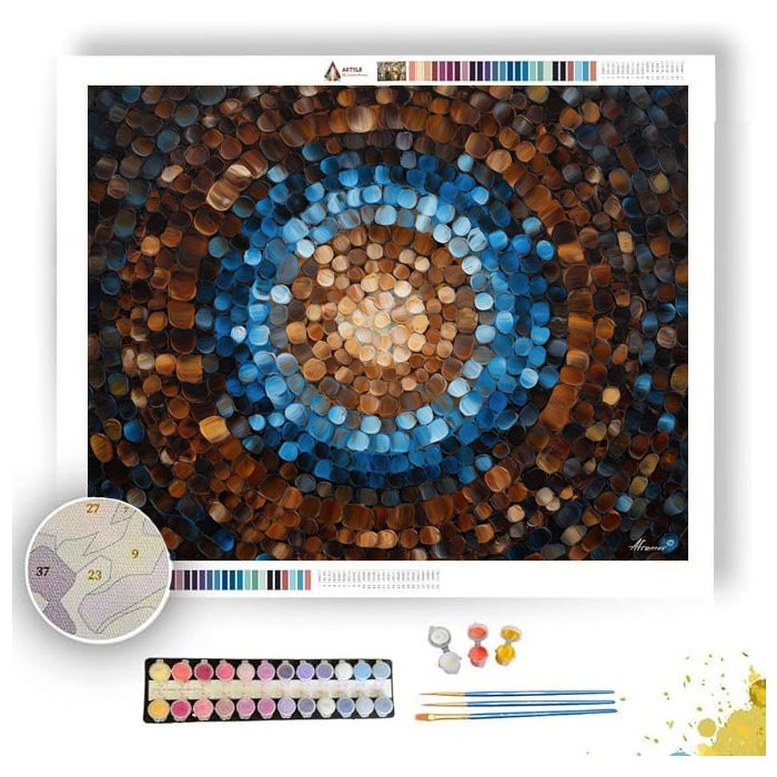 MOUNTAIN SKY MANDALA - Paint by Numbers Full Kit