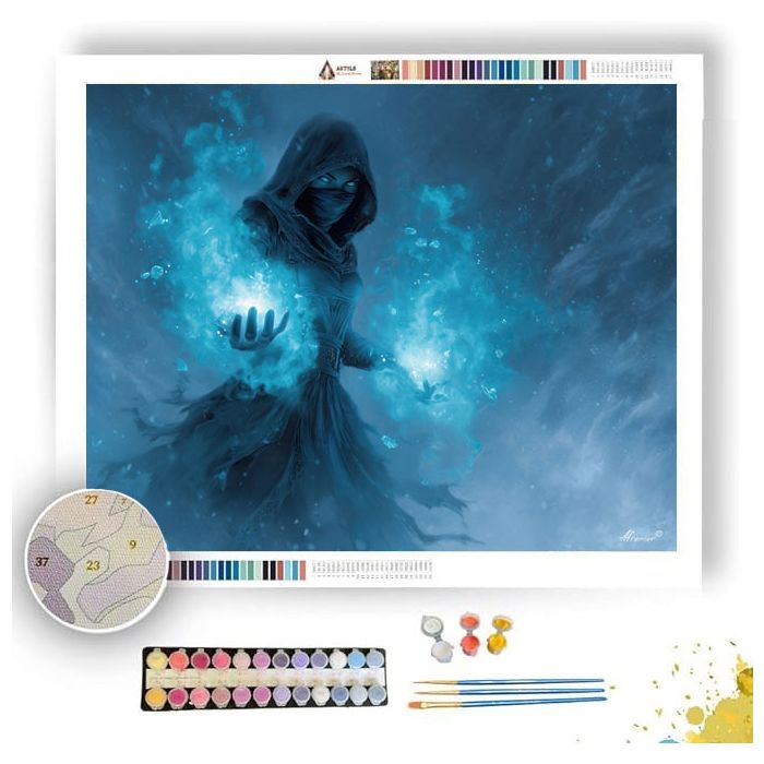 FROST WITCHS CURSE - Paint by Numbers Full Kit