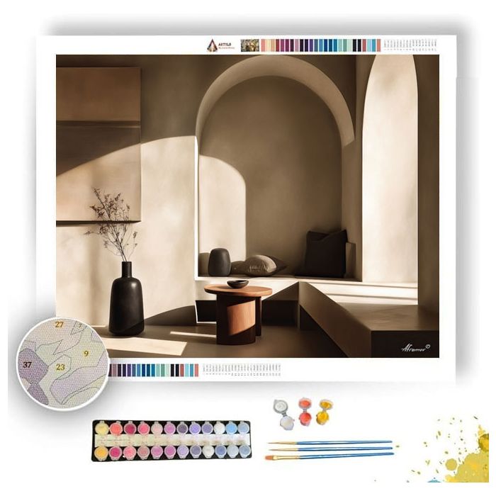 QUIET ROOM - Paint by Numbers Full Kit