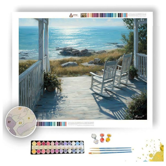 SEASIDE PORCH - Paint by Numbers Full Kit