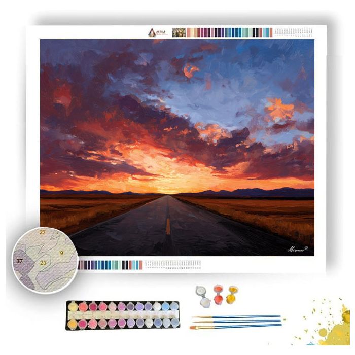 HIGHWAY DREAMLIGHT - Paint by Numbers Full Kit