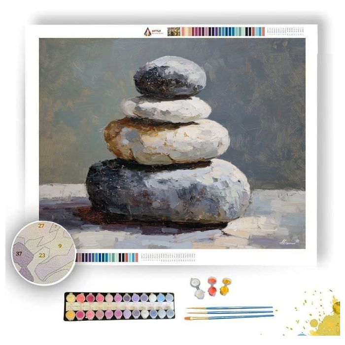 STONE PATH - Paint by Numbers Full Kit