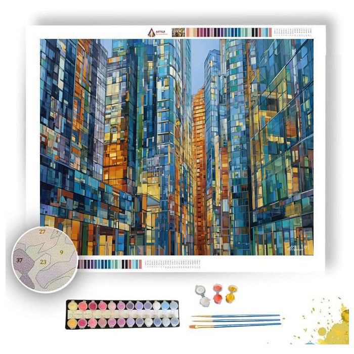 GLASS DISTRICT - Paint by Numbers Full Kit