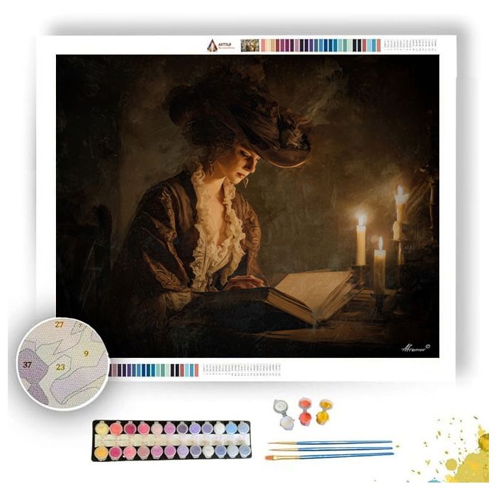 VINTAGE SORCERESS - Paint by Numbers Full Kit